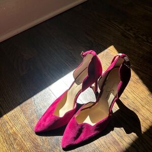 Jessica Simpson Pink Suede Heels